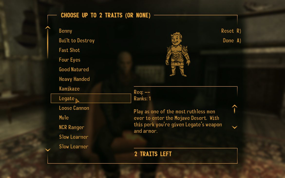 fallout new vegas perk every level not working