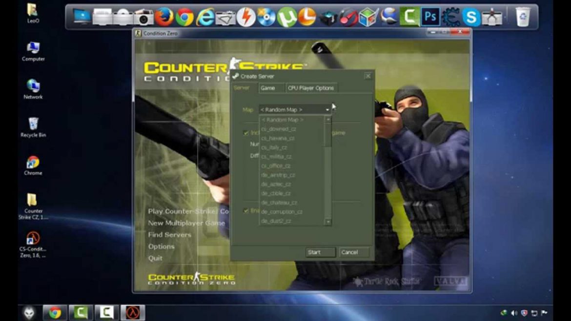 Infinite Health in Counter Strike Condition Zero using Cheat